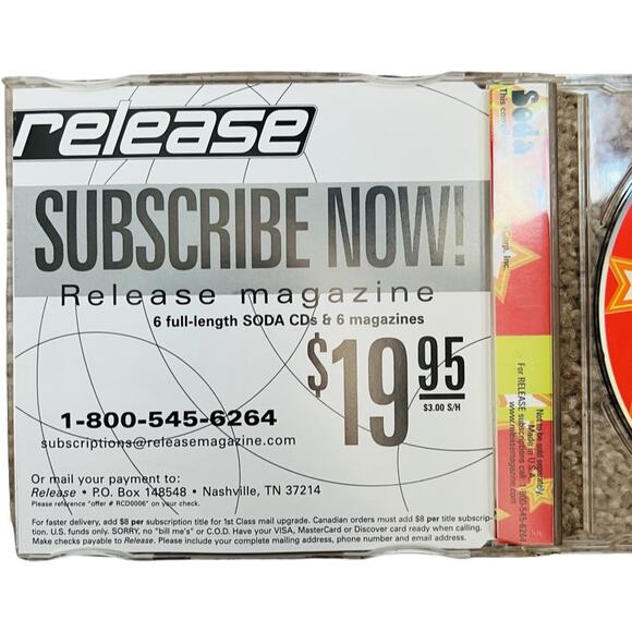 Release Soda Volume 22 Various Artists CD 2001 VoxCorp Excellent Slim Christian - Picture 3 of 4